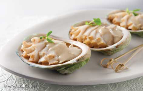 Slow Cooked Abalone with Ginger